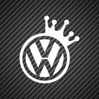 VW Crown Logo Vinyl Sticker Decal