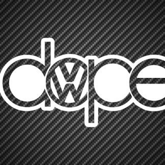 VW "Dope" Vinyl Sticker Decal